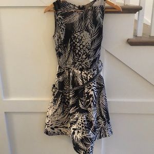 Black and white dress